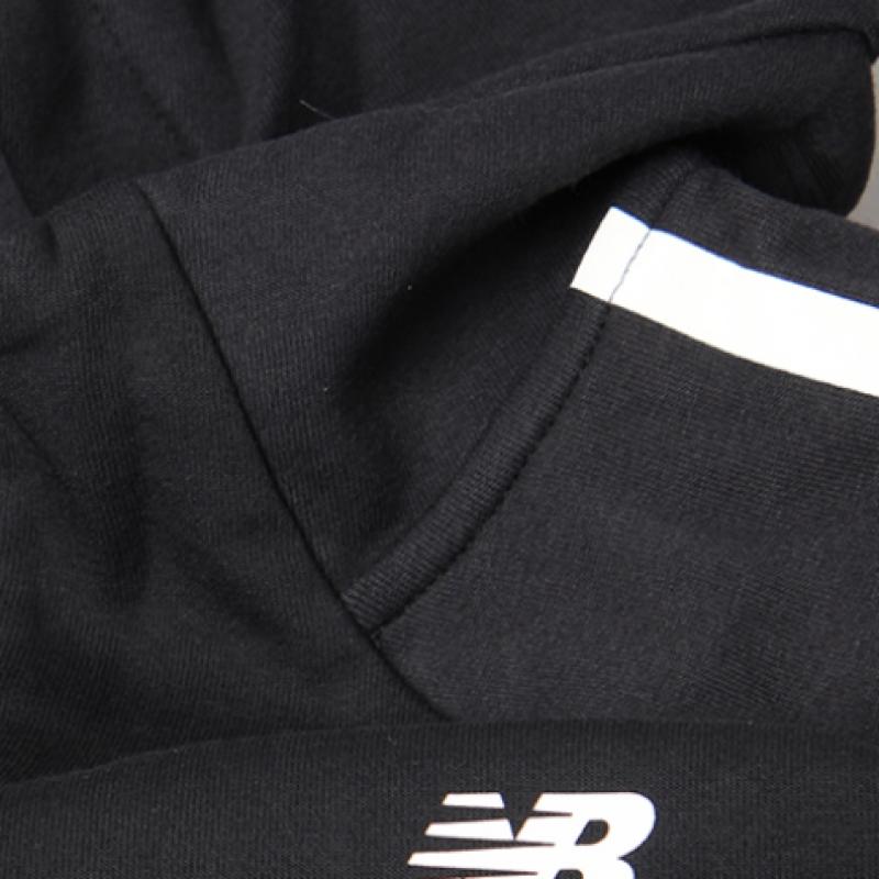 New Balance Uni Cushion Paper Hooded Zip Up Jacket Nbmda16003 19 Black Unisex Hooded Zip Up