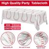 XIENBLOC 3pcs Tablecloths Baseball Birthday Party Supplies Disposable Plastic Tab