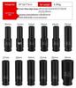 16-Piece Air Impact Wrench Set with Extended Sockets, Quick-Release Ratchet, Long Extension Bar, Universal Joint, and Tire Repair Kit