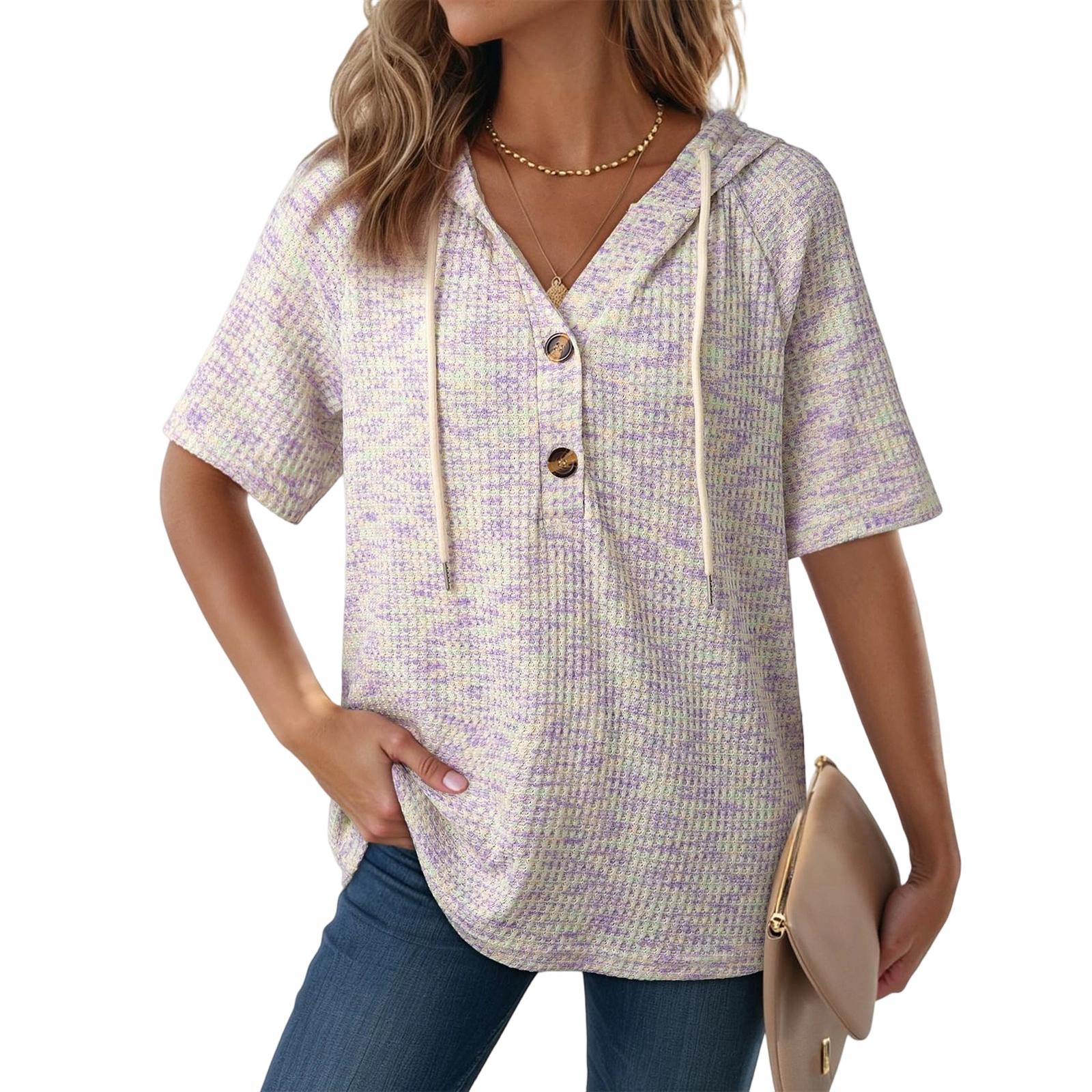 

Women s Fashionable Casual Top XL фіолетовий