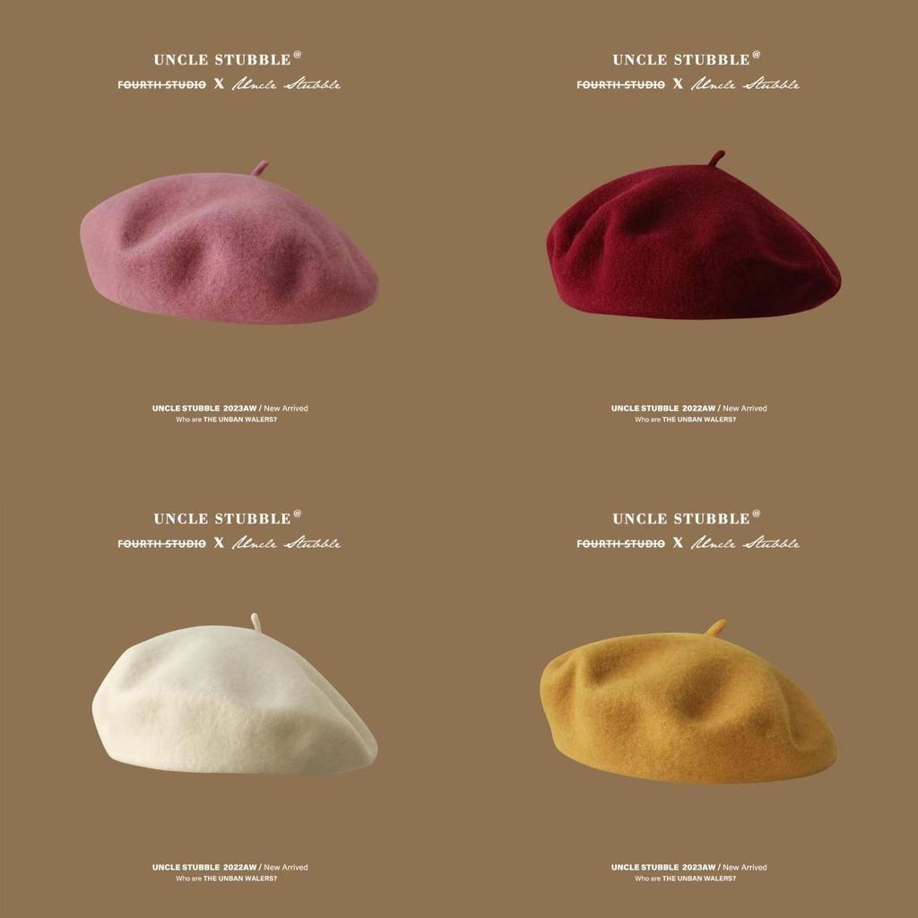 Wool Beret Hat For Women With Breathable Cotton Material And Vintage Style For Fall 2023