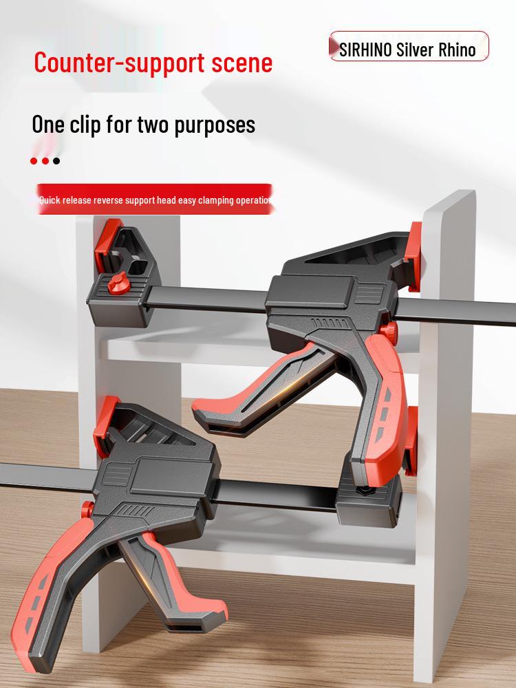 Heavy-Duty Right Angle Woodworking F-Clamp Tool Set