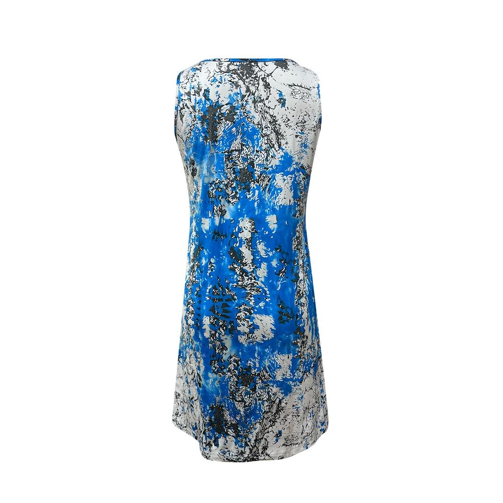 Women's Summer Spaghetti Strap Elegant Vacation Flowing Loose Beach Dress