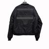 VTM Style 23FW Modell Alpha Racing Design Air Force Bomberjacke aus schwarzer Baumwolle für Herbst/Winter Wärme