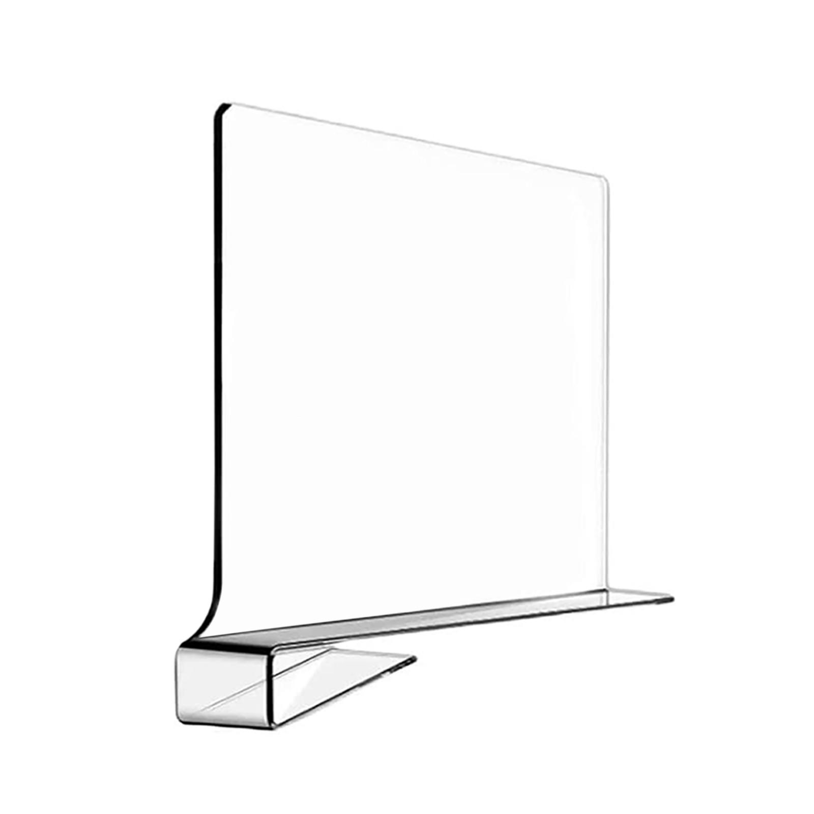 

Перегородка для хранения вещей, Перегородка для одежды, Прозрачная акриловая перегородка для одежды One Size