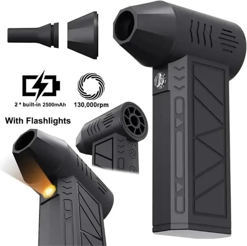 Turbo Jet Blower 130000RPM Powerful Air Blower Brushless Motor Turbo Fan Jet Fan Cleaning Air Duster Blower Air Puissant Tool