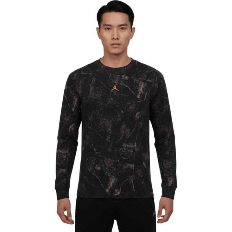 Jordan Men s Sport Knit Long-Sleeve Shirt L