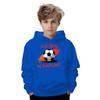 Autumn 3D Football Pattern Printed Hoodies Fashionable Casual Sports Long Sleeved Children's Boy Hooded Sweatshirts