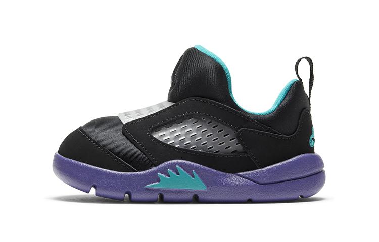 Air Jordan 5 Retro Little Flex TD Black Grape 23.5