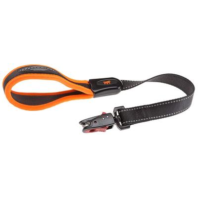 Ferplast ERGO COMFORT Fluo Matic GM25/55 Dog Lead, Short Lead, Walking Accessory, Neon Orange