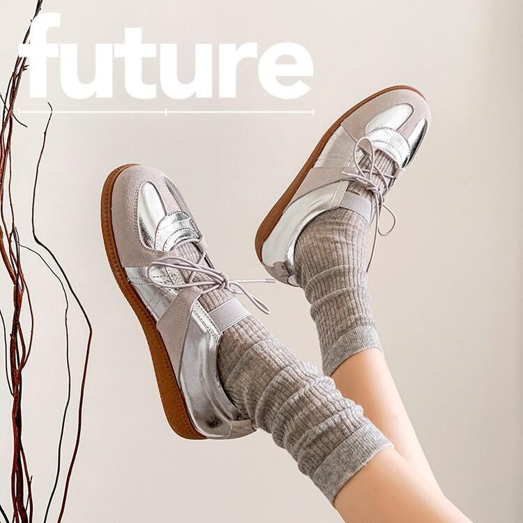 

2025 лето корейская версия неглубокий вырез повседневные туфли для моральной подготовки модная мягкая подошва розовые полые балетки одинарные туфли дышащие кеды 34 серебряный