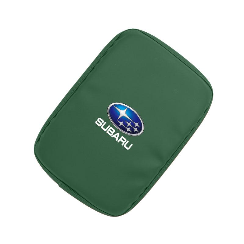 Car Armrest Box Mat Comfort Center Console Cover Pad Valve Cap For Subaru BRZ Outback WRX Ascent Levorg Forester XV Impreza ysi8