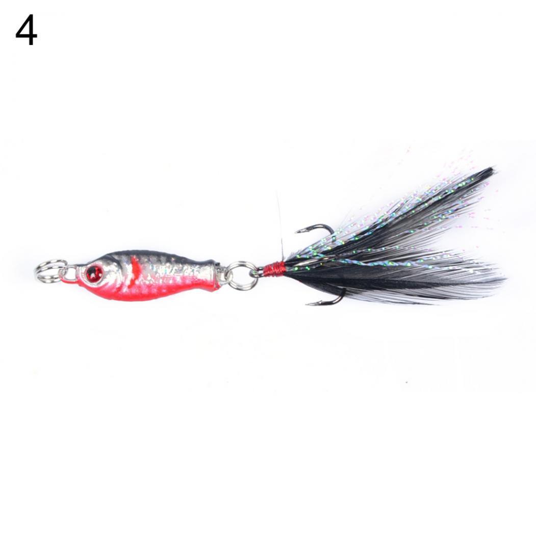 

2 см маленькая приманка для карпа 3D глаза искусственные приманки из сплава перо рыболовные снасти инструменты #04