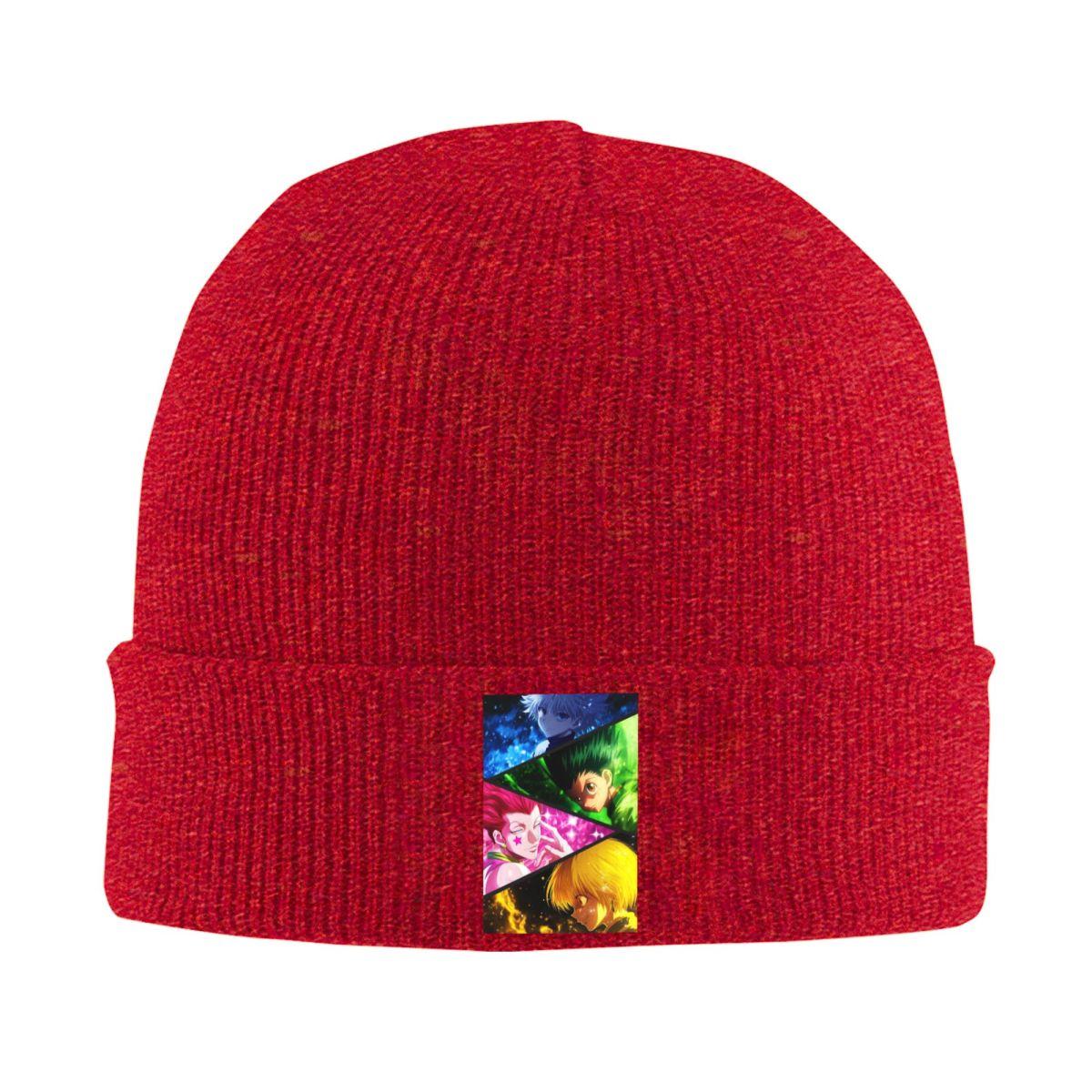 Anime Hunter X Hunter Warm Knitted Cap Winter Knit Bonnet Hat Skullies Beanies Hip Hop Caps for Unisex One Size