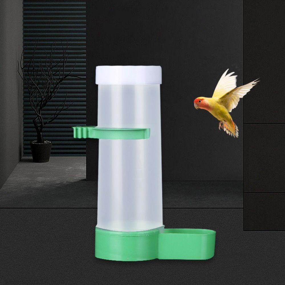 Plastic Bird Water Dispenser Anti-Spill Parrots Feeder Waterer Sturdy Bird Cups Bottle Lovebirds
