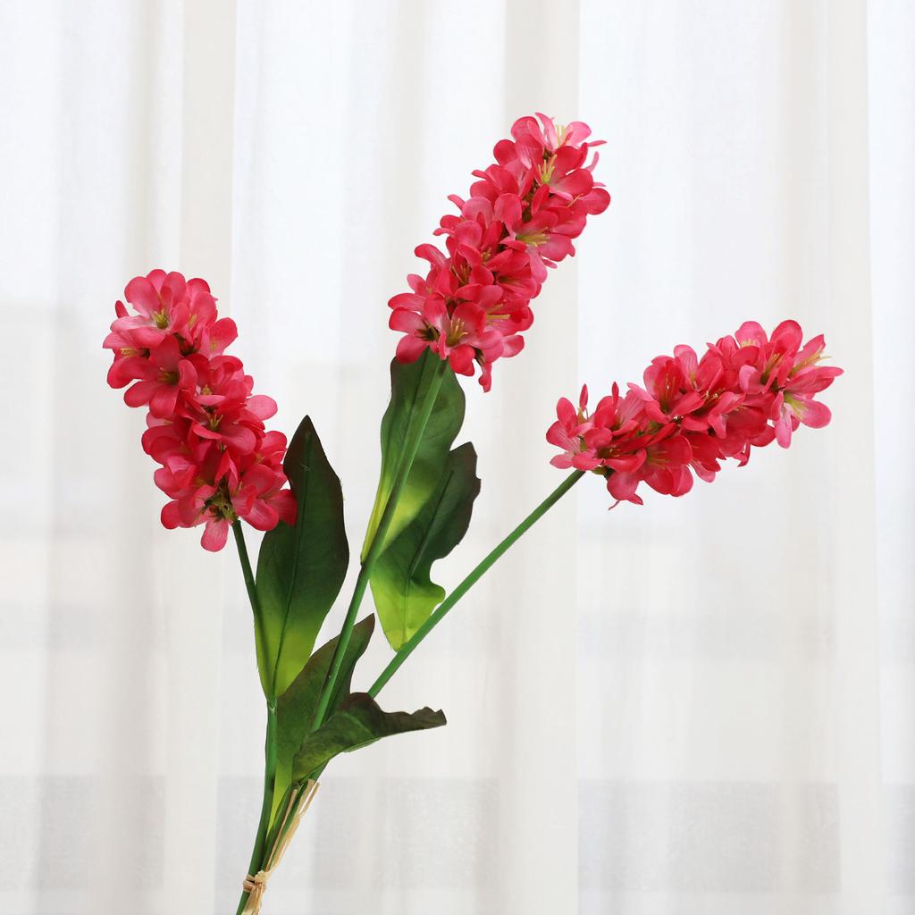 Simulation flower feel hyacinth bundle home living room entrance TV cabinet decoration fake flower ornament