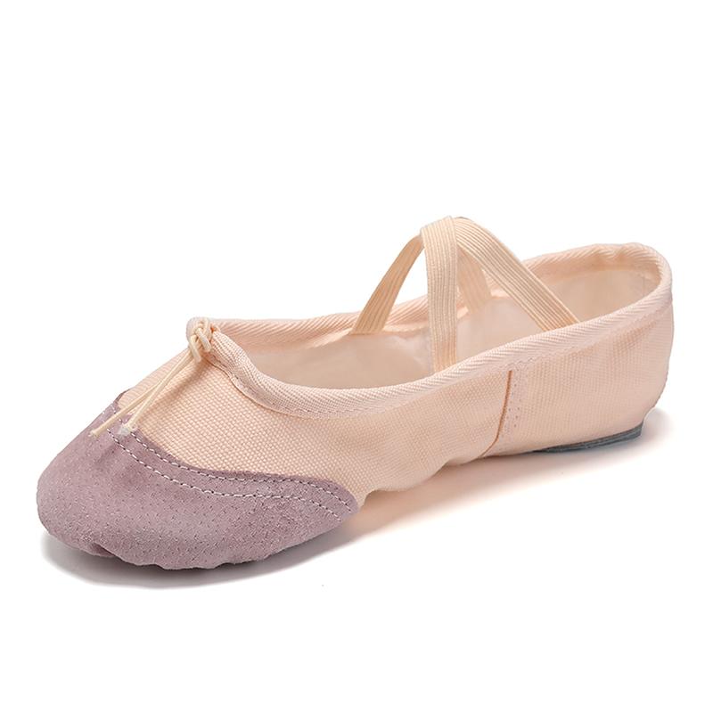 Girls Ballet Dance Shoes Adult Soft Canvas Dance Shoes Women Ballerina Practice Shoes