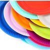 Materials Decomposable Paper Picnic Wedding Pure Color Disposable Cup Plate Tableware Decoration