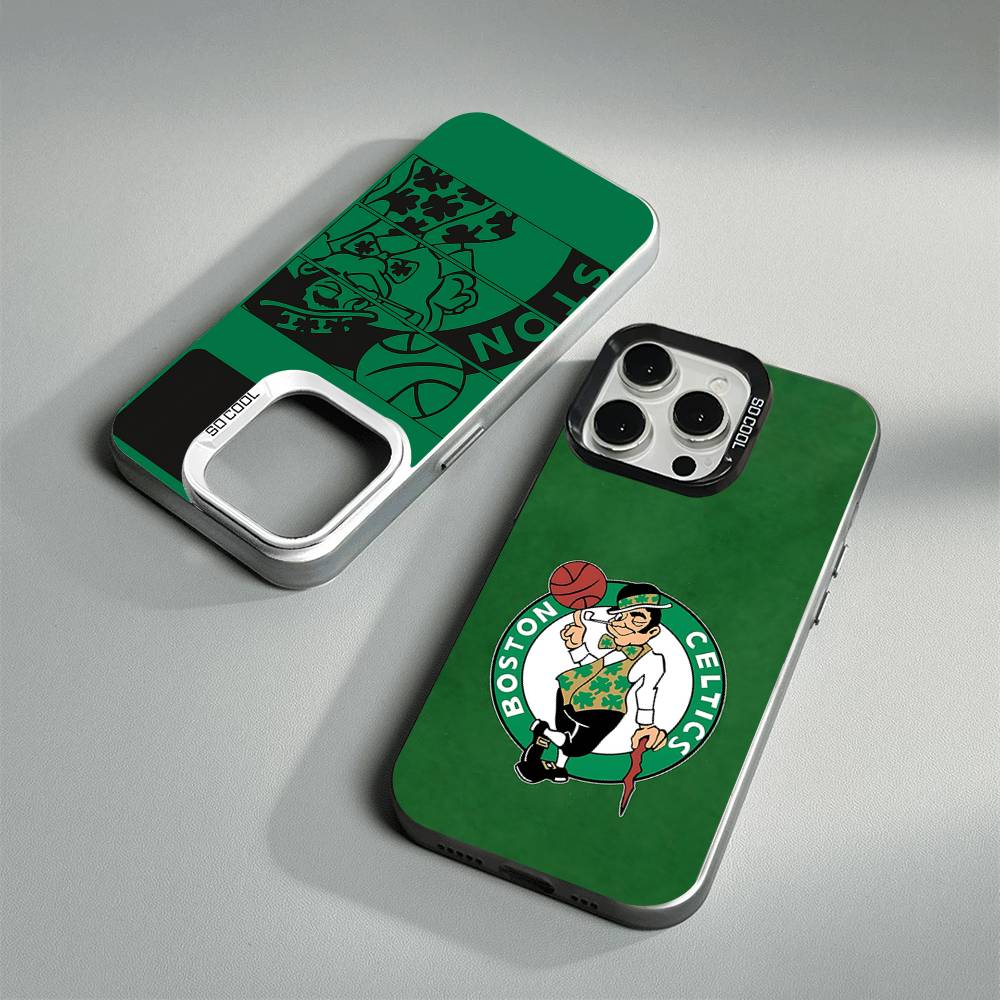 B-BostonS LOGO C-Celtics Phone Case For IPhone 16 15 14 13 12 11 17 Pro MAX Plus Pro Matte Shockproof Cover