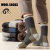 Winter Merino Wool Socks Thickened Warm Moisture Wicking Hiking Socks Men Women Thermal Breathable Durable Cycling Socks
