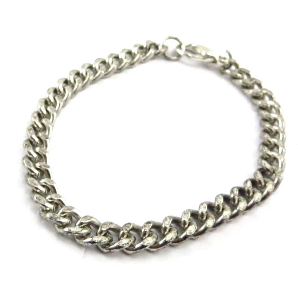 Les Trésors De Lily [J7247] – Silbernes „Maille Curb“-Armband