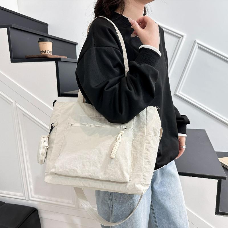 Minimalist Crossbody Bag for Women Versatile Student Shoulder Tote Bag Designer Purse for Girls and Mothers