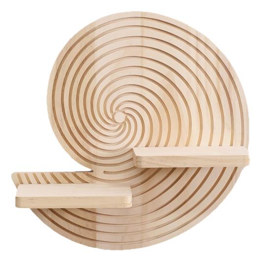 Coastal Wooden Wall Boho Shelf Shelves with Floating Wall Dual Display Ledges