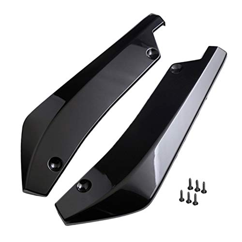 

Katigan 2pcs Universal Car Rear Bumper Lip Splitter Spoiler Scratch Device чёрный