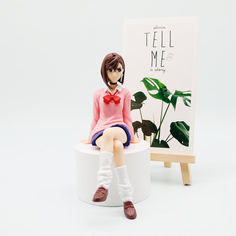 Anime Dandadan Ayase Momo Shiratori Aira Sitzende Haltung S.H.Figuarts Verwandelt Montage PVC Actionfiguren Modell Spielzeug Geschenk