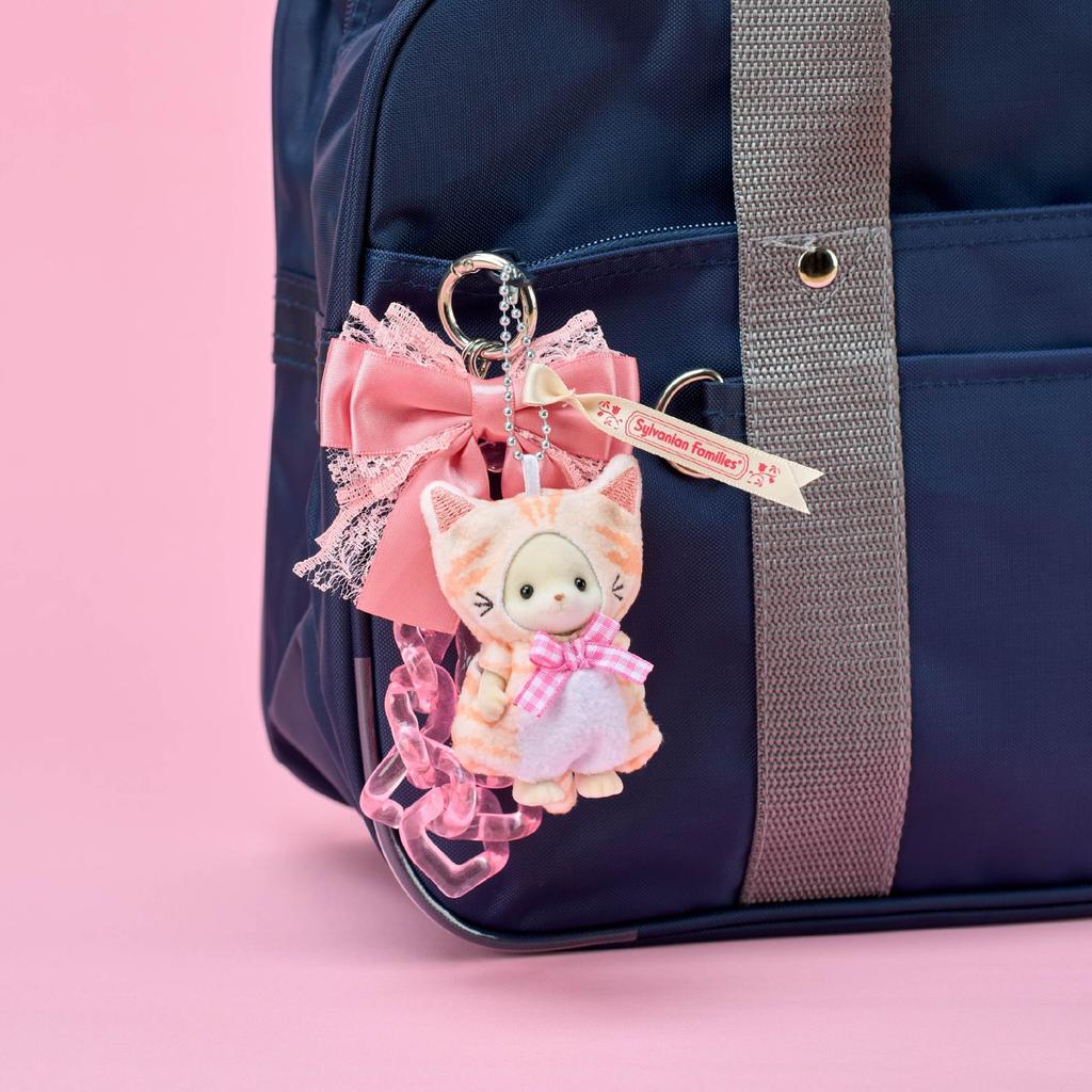 Sylvanian Families [Sylvanian Families Keychain Fennec Fox Boy -Cat Costume-] ST Mark Ages 3+ Toy Dollhouse Sylvanian Families Epoch Co., Ltd. EPOCH