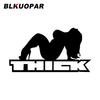BLKUOPAR Sexy Girl Thick Text Car Stickers Personality Decal Sunscreen Die Cut Motorcycle Caravan Car Accessories