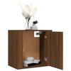 Wall-mounted Bedside Table - Maison Exclusive - Floating - Brown Oak - 50x30x47 Cm