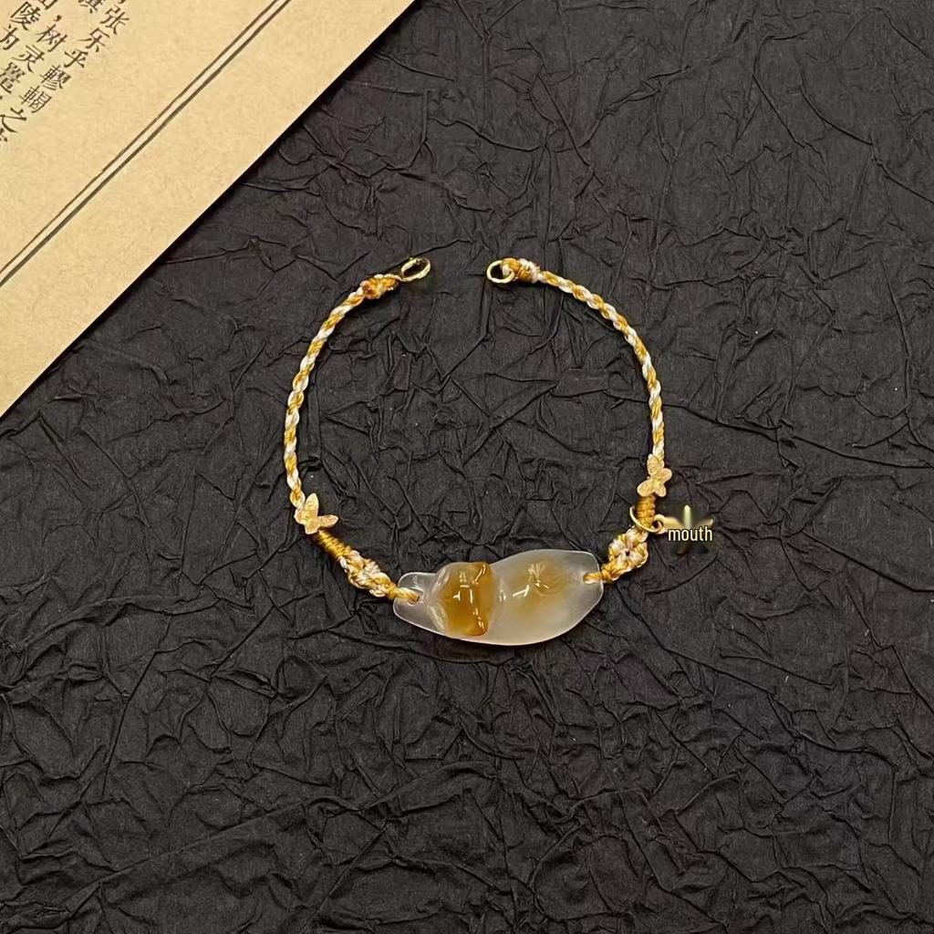 Baroque Pearl Drawstring Bracelet: Women's Light Luxury, Irregular Design, Exquisite Handcrafted Jewelry.