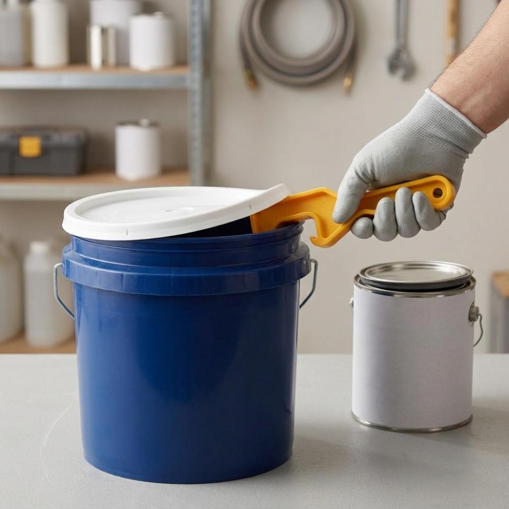 6pcs Effortless Opening Bucket Lid Opener PVC Bung Wrench Universal Plastic Bucket Opener Home