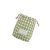 Quilted Cotton Plaid Camera Bag: Shockproof, Dustproof Travel Case for Polaroid