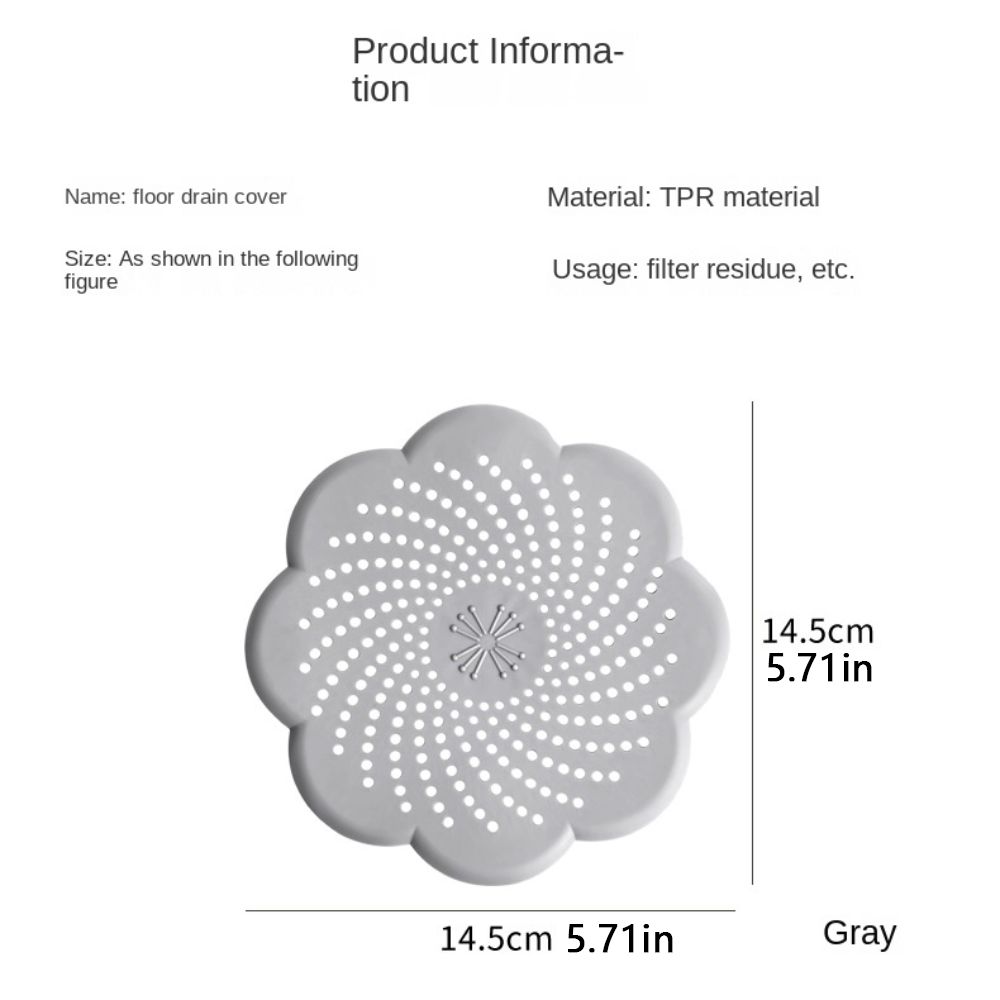 Sealing Floor  Drain Cover TPR Sewer Deodorant Cover Practical Water Stopper  Sink