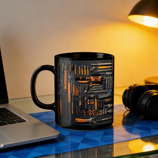 Hrnček mechanika Keramický Vtipný hrnek na kávu pro mechaniky a garážové nadšence Originální dárek pro manžela, tátu