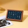 30 Slot Fashion Jewelry Trays Velvet Finger Ring Storage Rack Stud Earrings Organizer  Dresser