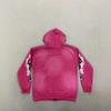 Unisex Trendy Street Style Letter Print Zip-Up Hoodie