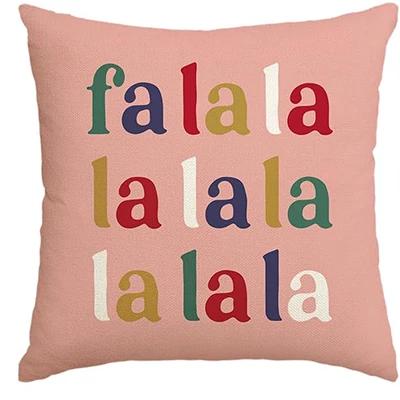 Merry Christmas Nutcracker Pink Throw Pillow Cover, 45X45Cm Winter Holiday Party Cushion Cover Sofa Linen Square