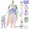 Hot Game Roco Kingdom Iris Cosplay Costume Wigs Cloak Gloves Elf Ears And Accessories Outfit Role Play Halloween Carnival Party