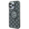 Karl Lagerfeld Klhmp15Lhmckmhk Iphone 15Pro 6.1 Czarny/Black Iml Monogram Karl&Choupette Head Magsafe