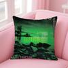 TType O NegativeS Band Cushion Cover Pillow Case Soft Friendly Fabric  Concealed Zipper