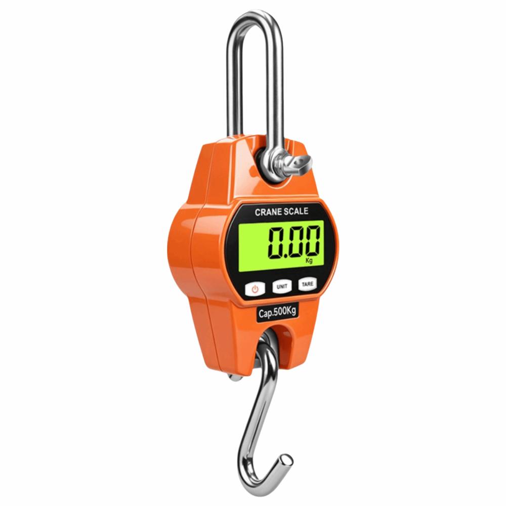 300/500KG Electronic Hook Scale Aluminum Shell Crane Scale Digital Hanging Scale Port 300kg