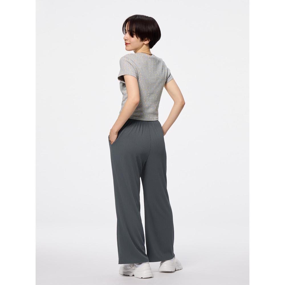 GU by Uniqlo Ribbed Pull On Pants+ec  Short Length 