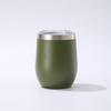 12oz Insulated Eggshell Stainless Steel Wine Glass (U-Shaped, Large Belly)