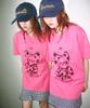 NICEGHOSTCLUB Devil Bear Doll Pigment Dyed Tee_Pink(Ng2Gmut509A)