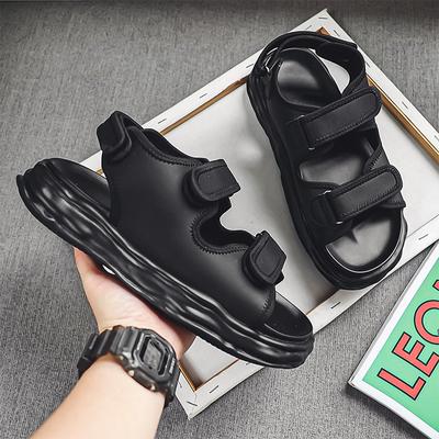 Summer Men's Outdoor Leisure Beach Sandals 2024 New Lightweight Soft Sole Breathable Non Slip Male's Shoes Trend Sandals for Men