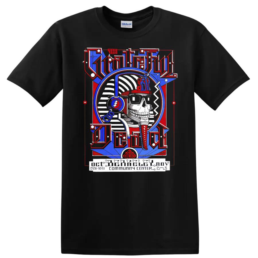 Grateful Dead T Shirt Vintage Art Design Psychedelic Tee Music Fans Gift