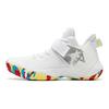 Anta Shock Absorbing Non-Slip Low-Top Basketball Shoes Men Sneakers White Yellow Blue 11931618-10